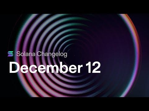 December 12 - Solana Speedrun and Transaction Scheduling