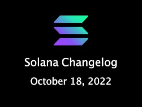October 18, 2022 - Unified Scheduler, BPF to SBF, and Thirdweb Solana!