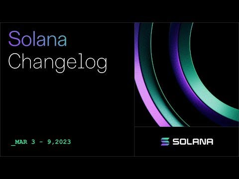 Solana Changelog March 14 - Tiered Account Storage, Debugging Programs, and Anchor